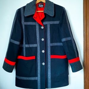 Never-worn vintage pea coat